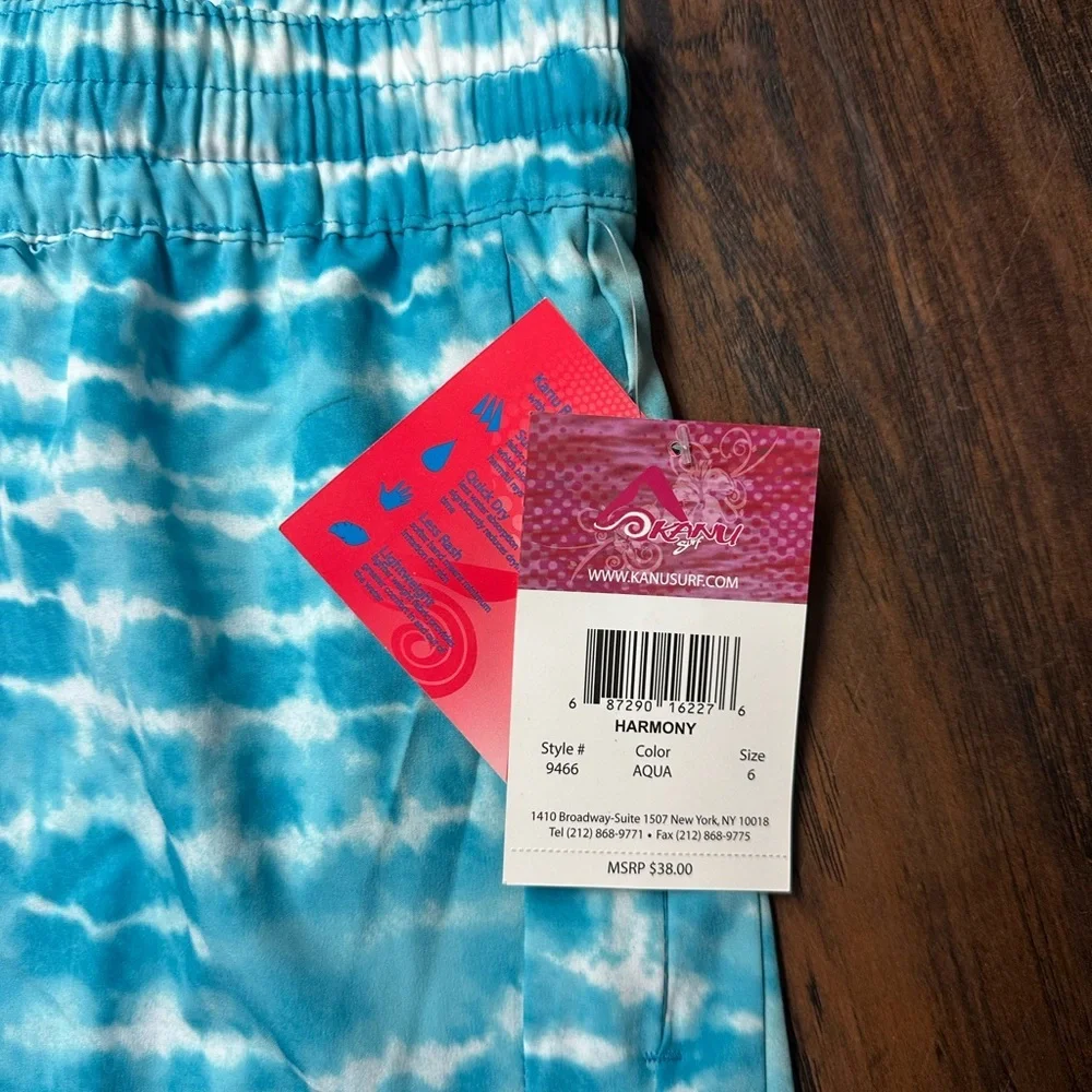 Kanu Surf Girls' Sandy UPF 50+ Quick Dry Beach Elastic Waist Boardshort,<<191>>> - Picture 3 of 6